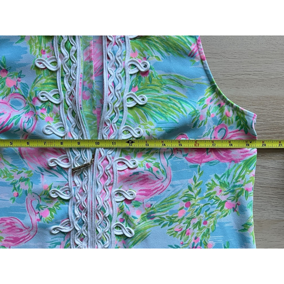 Lilly Pulitzer Jane Shift Dress Size 10 Floridita Pink Flamingo Sleeveless - Picture 5 of 9